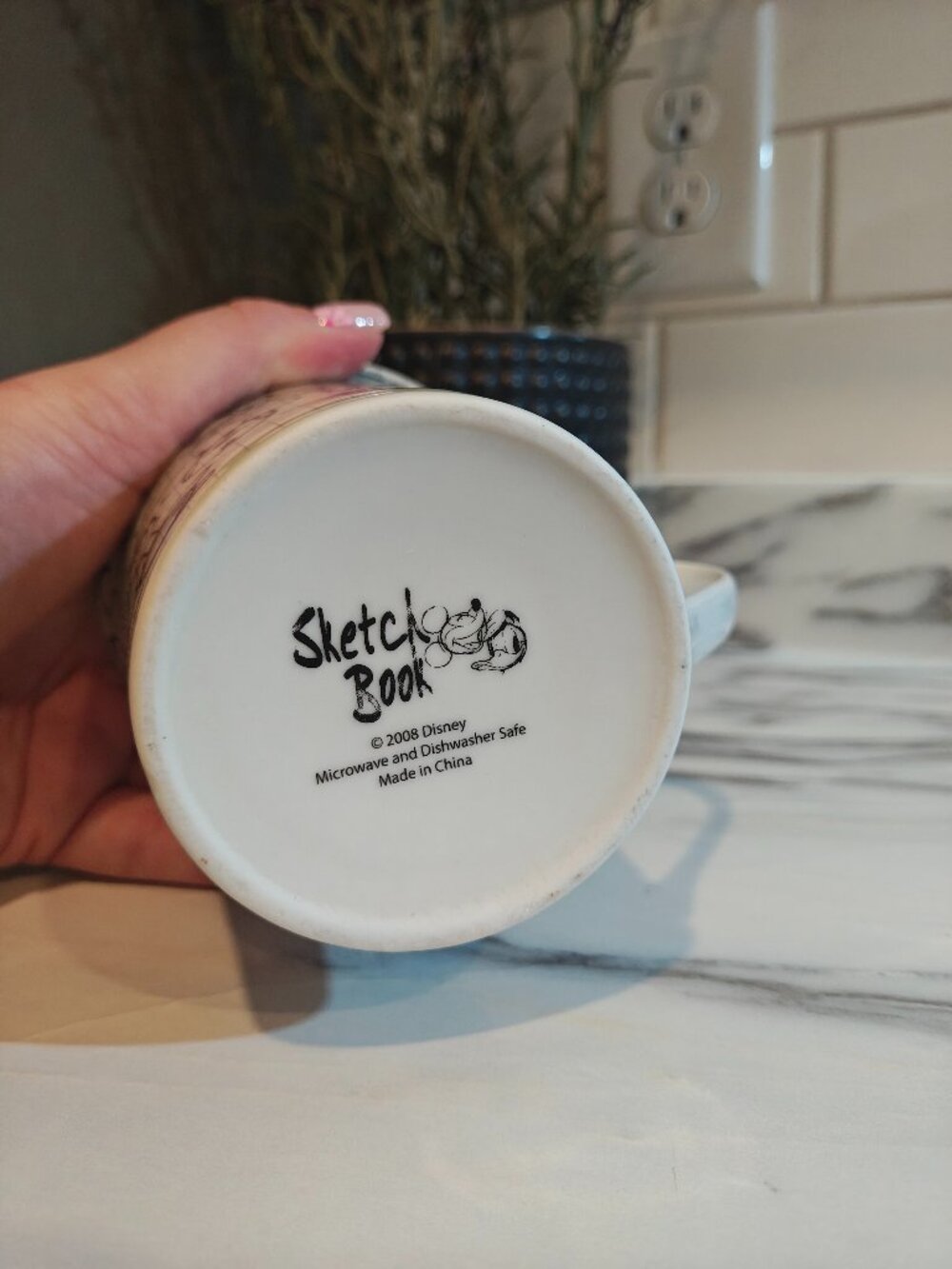 Disney Sketch Book Mickey Mouse & Pluto Character Construction Mugs – Set of 2 - Picture 8 of 14
